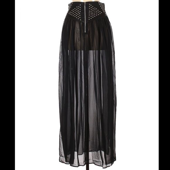 Club exx mesh skirt with silver studs size small and large - Picture 2 of 5